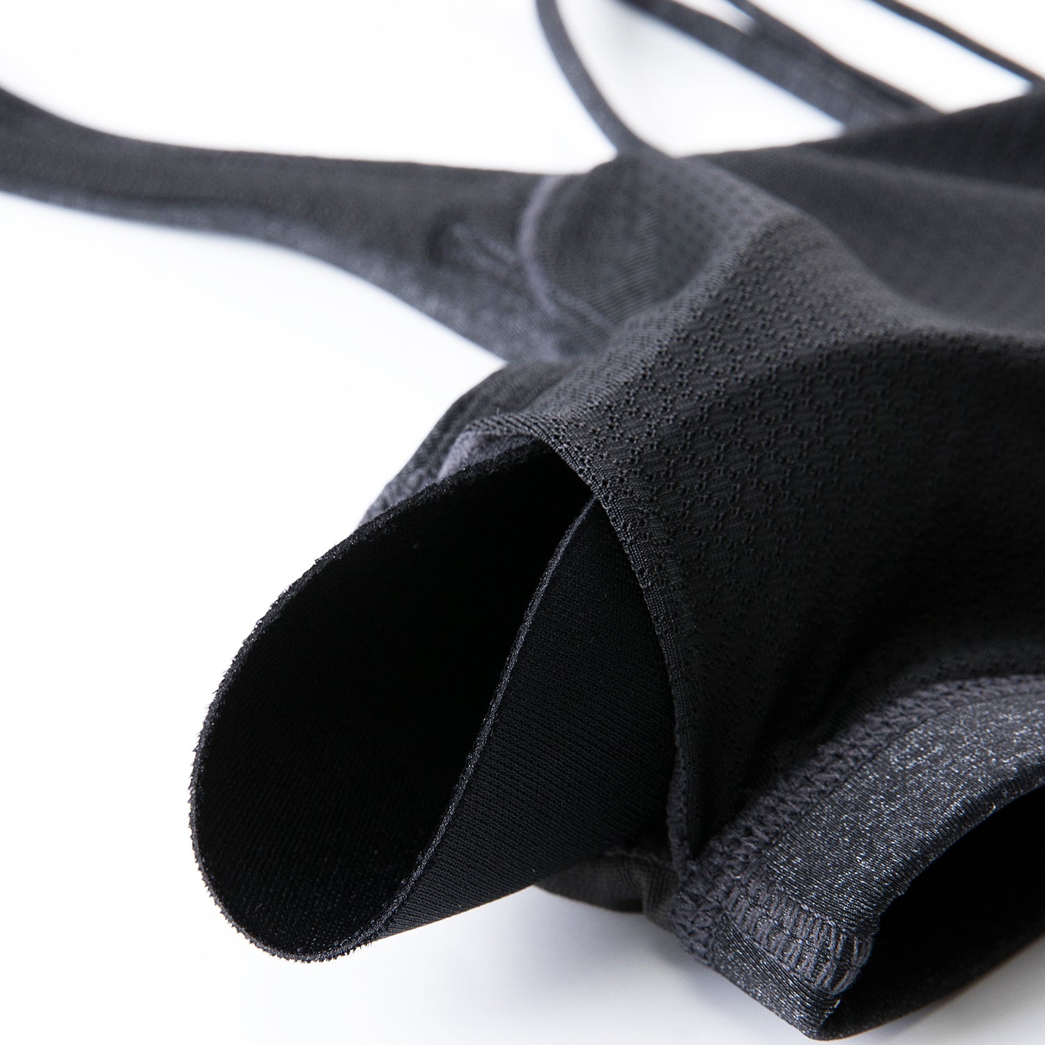 CRZ YOGA Women's Yoga Low Impact Nakedfeel Bra Cross Back Low Cut Black