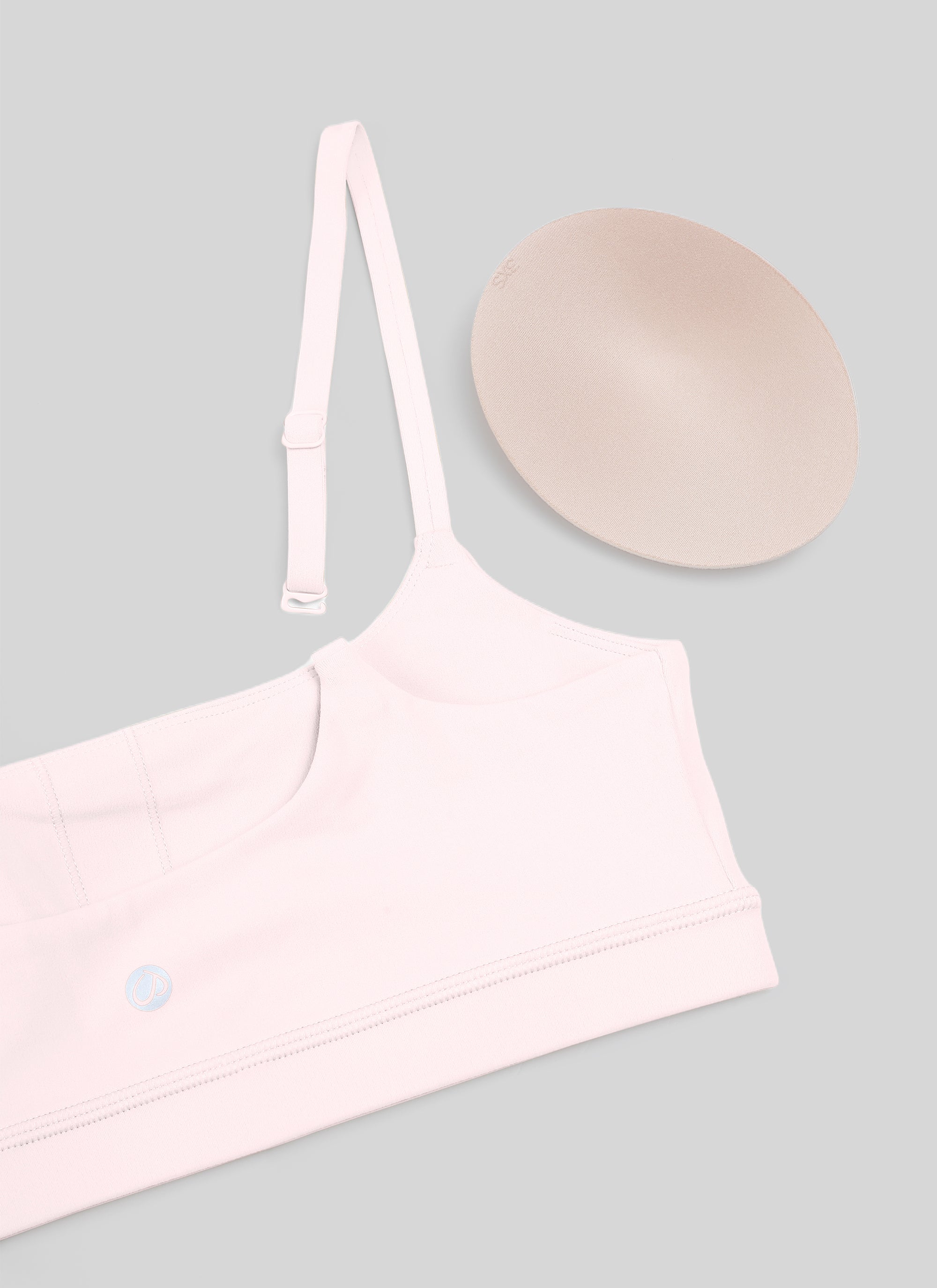 CRZ YOGA Womens Butterluxe Adjustable Spaghetti Strap Scoop Neck Bra Strawberry Pink @model_info:NEW