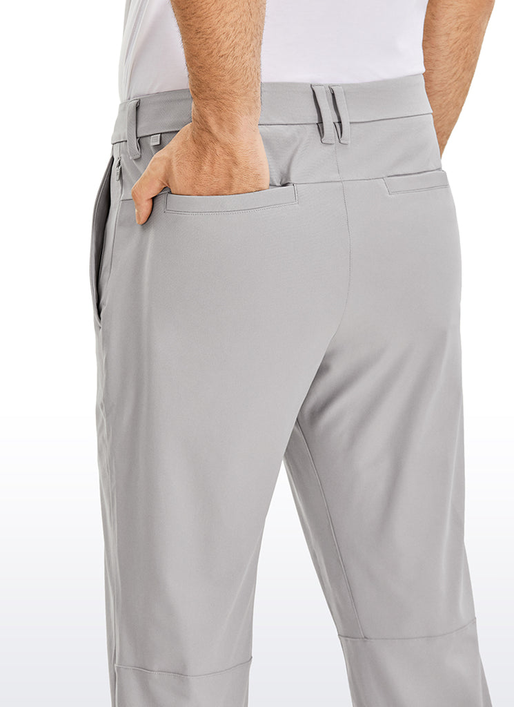 CRZ YOGA Men's All Day Comfy Quick Dry Regular Fit Casual Golf Pant True Navy