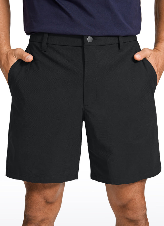 All-Day Comfy Golf Shorts with Pockets 7''