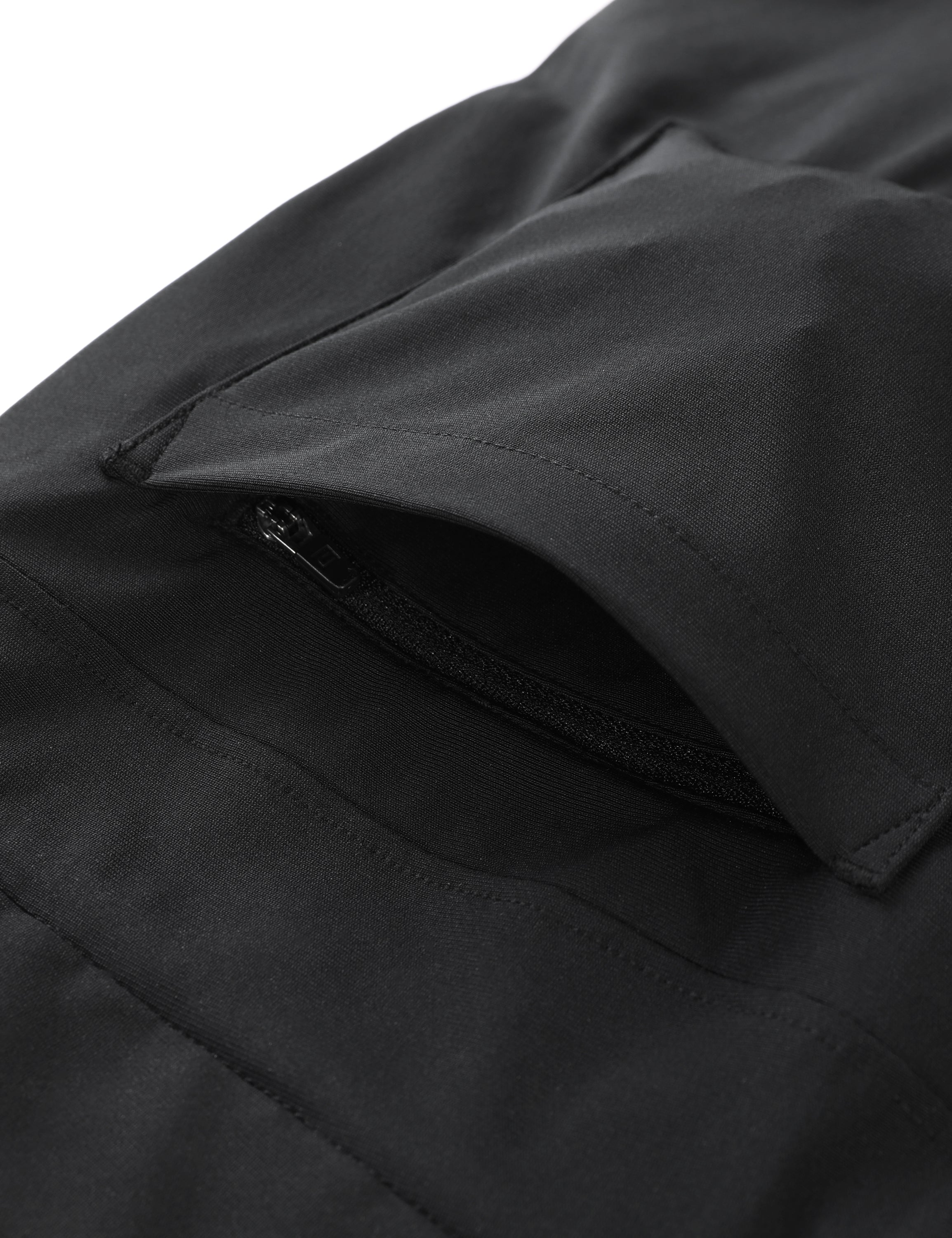 CRZ YOGA Mens Work Slim Fit All-Day Comfort Golf Pants 5 Pockets 30'' Black