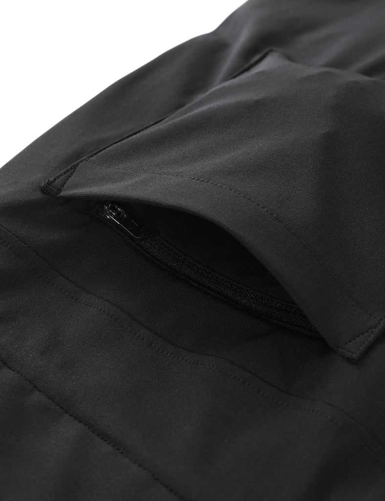 CRZ YOGA Men's Lightweight Casual All Day Comfy Quick Dry Pant (5 pockets) Black