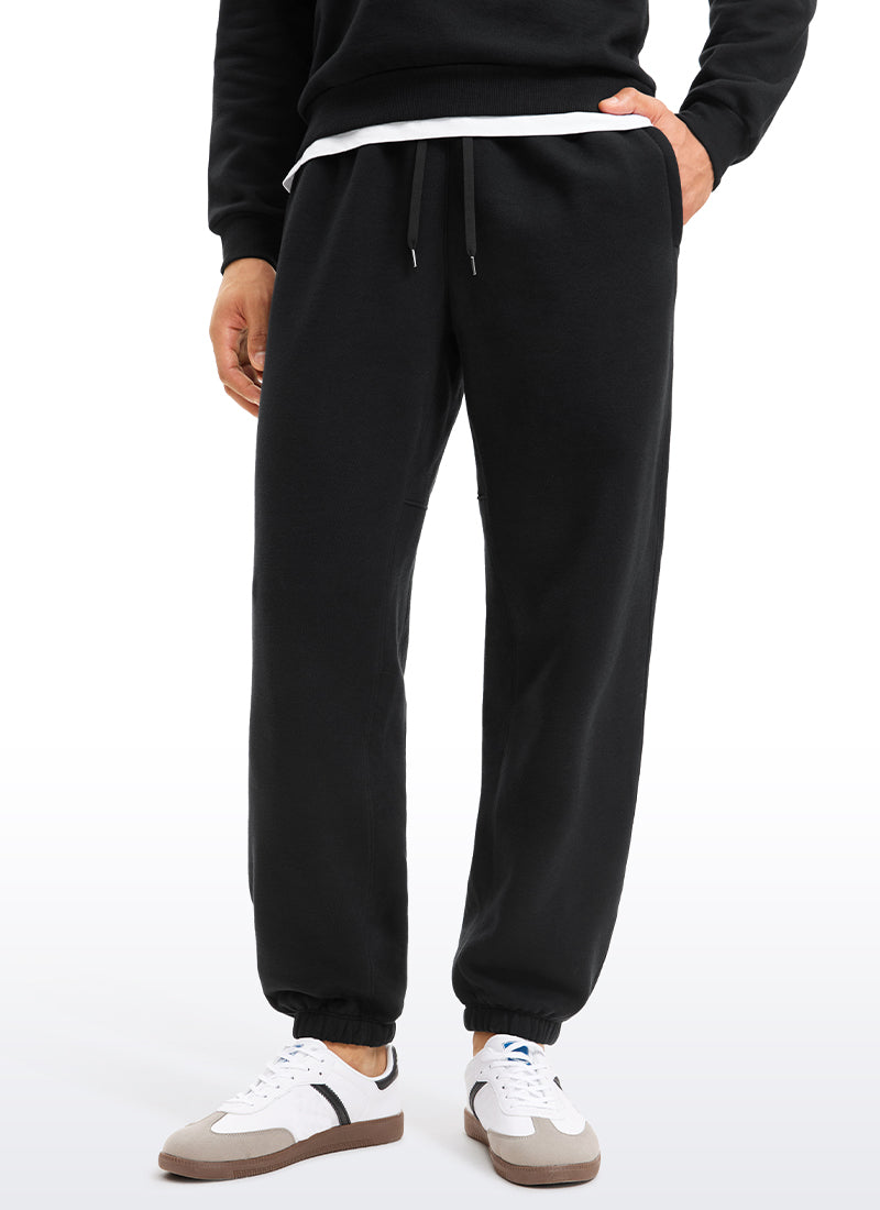 Cotton Fleece Sweatpants with Pockets 32''