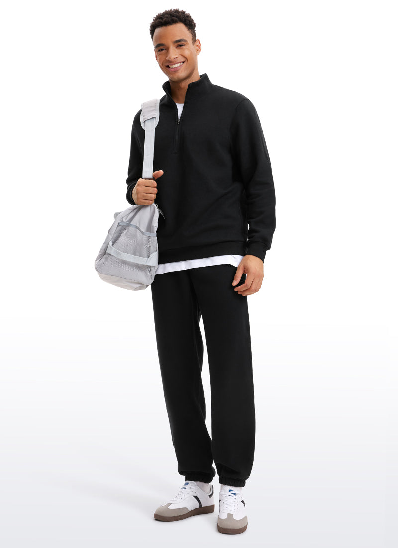 Cotton Fleece Sweatpants with Pockets 32''