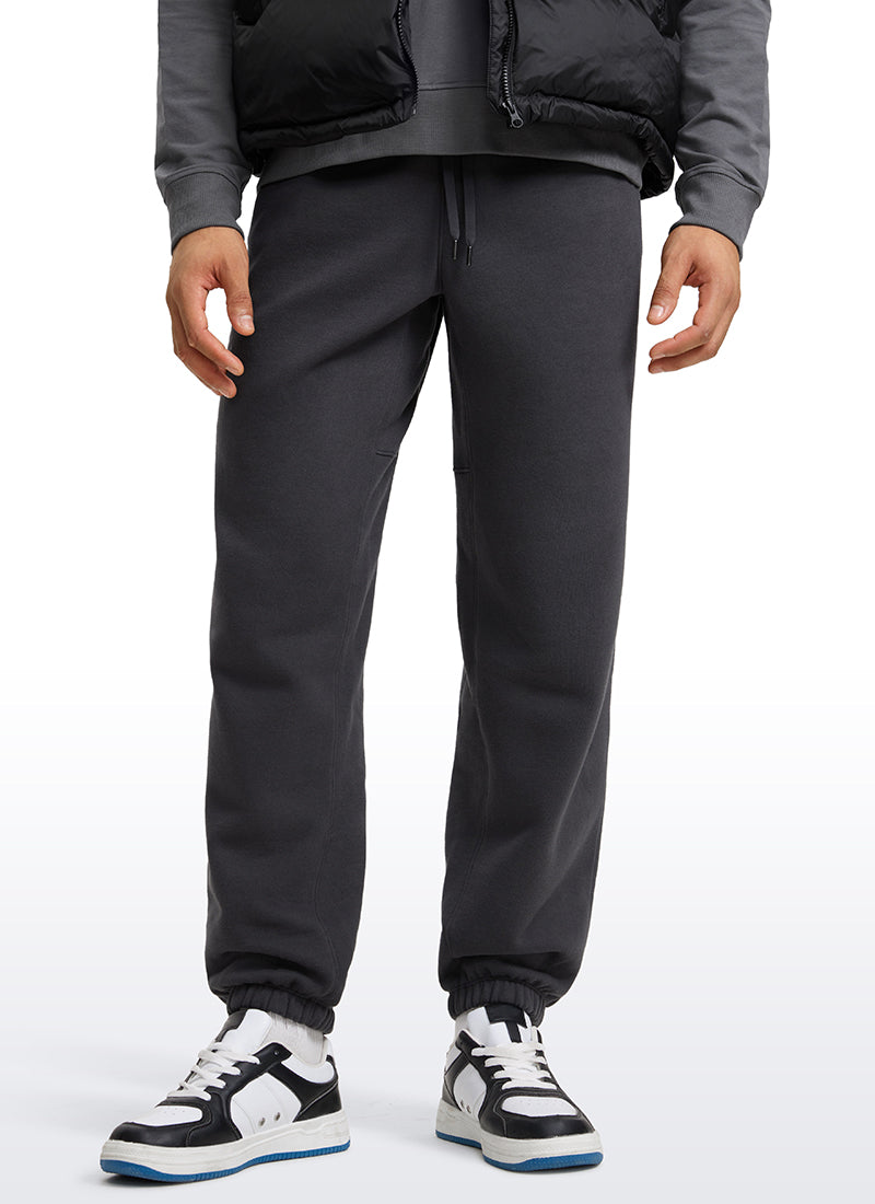 Cotton Fleece Sweatpants with Pockets 32''