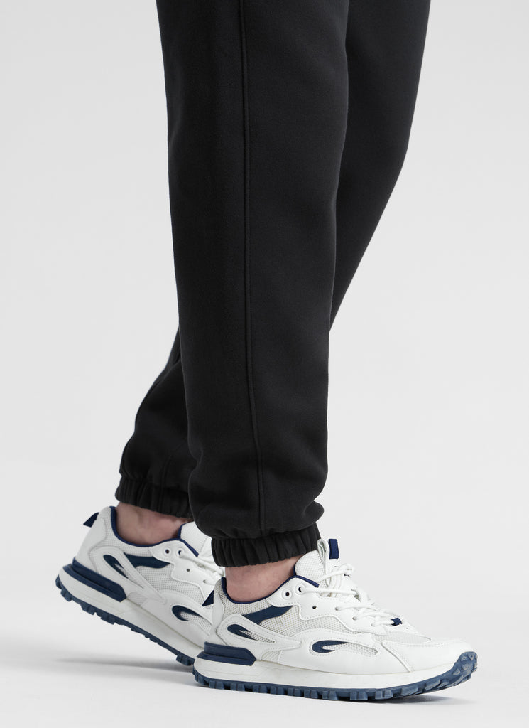 CRZ YOGA Mens Classic Fit Zipper Pockets Sweatpants 30" Black