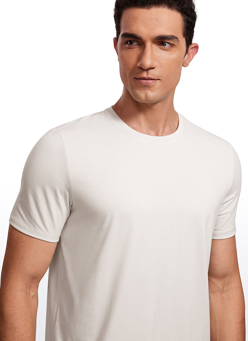 Quick Dry High Crewneck Short Sleeves Shirts