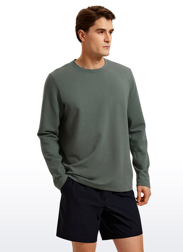 Softness Fleece Crewneck Pullover Sweatshirt