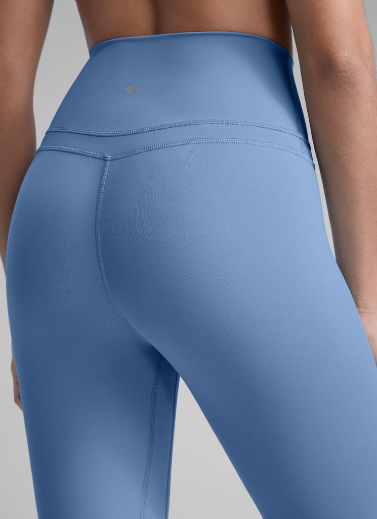 CRZ YOGA Women's Yoga Train High Rise Nakedfeel Leggings 25" 7/8 Pants Oasis Blue