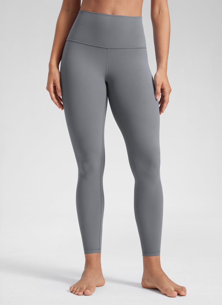 CRZ YOGA Women's Yoga Lounge High Rise Butterluxe Yoga Leggings 25'' Solar Grey