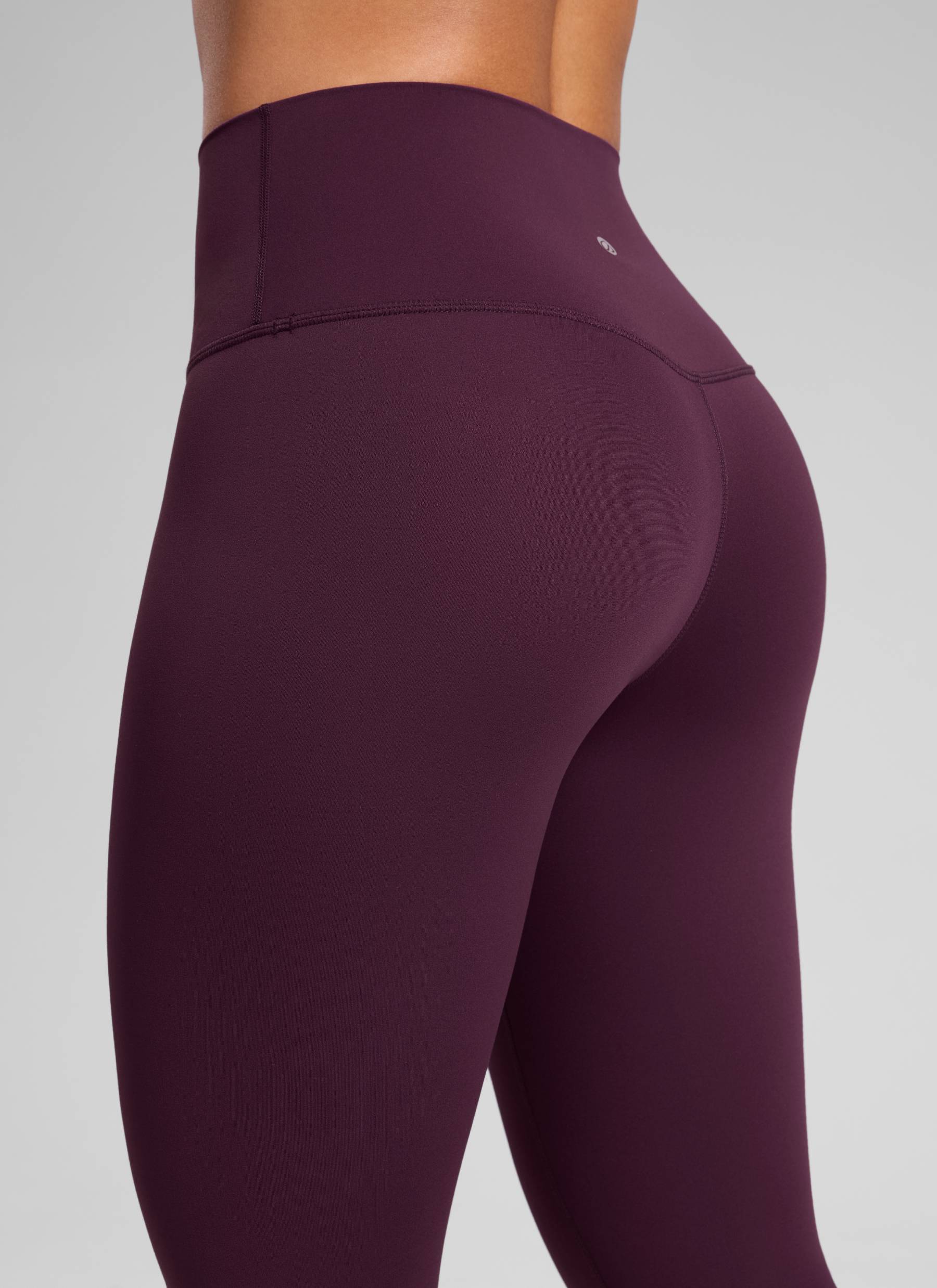 CRZ YOGA Women's Yoga Lounge High Rise Butterluxe Yoga Leggings 25'' Deep Purple @model_info:Fiona