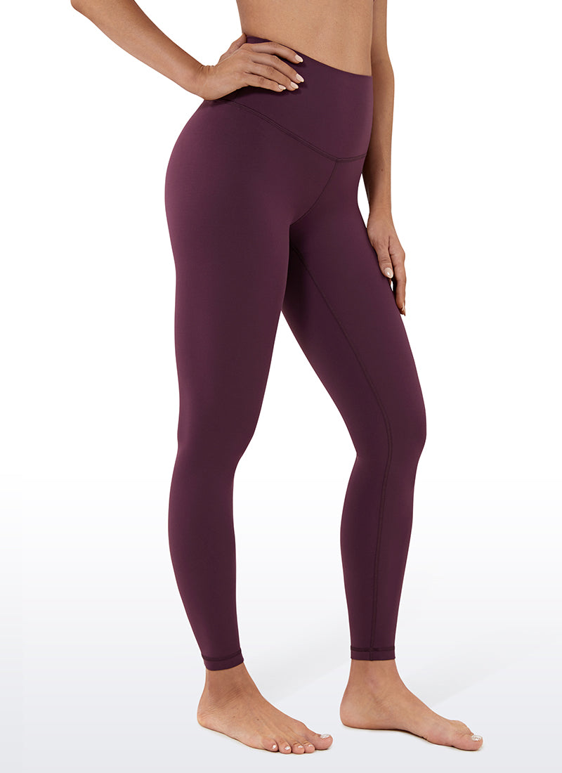 CRZ YOGA Women's Yoga Lounge High Rise Butterluxe Yoga Leggings 25'' Deep Purple @model_info:N