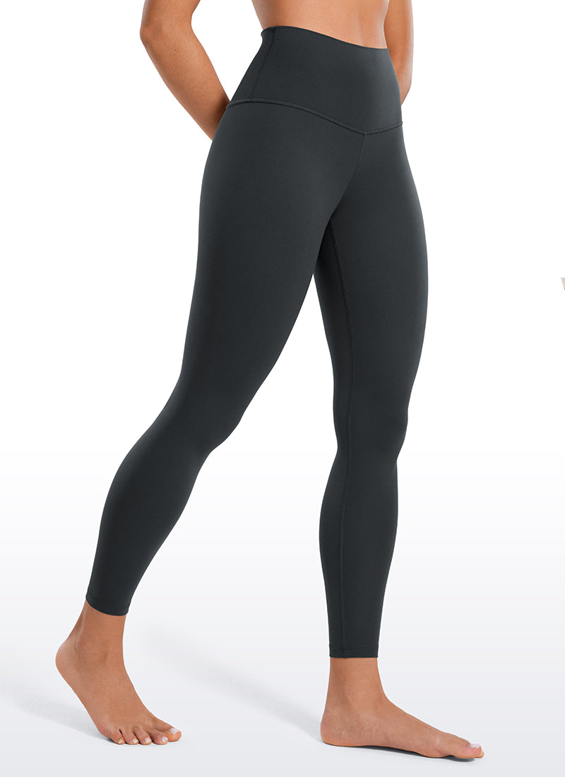 CRZ YOGA Women's Yoga Lounge High Rise Butterluxe Yoga Leggings 25'' Black
