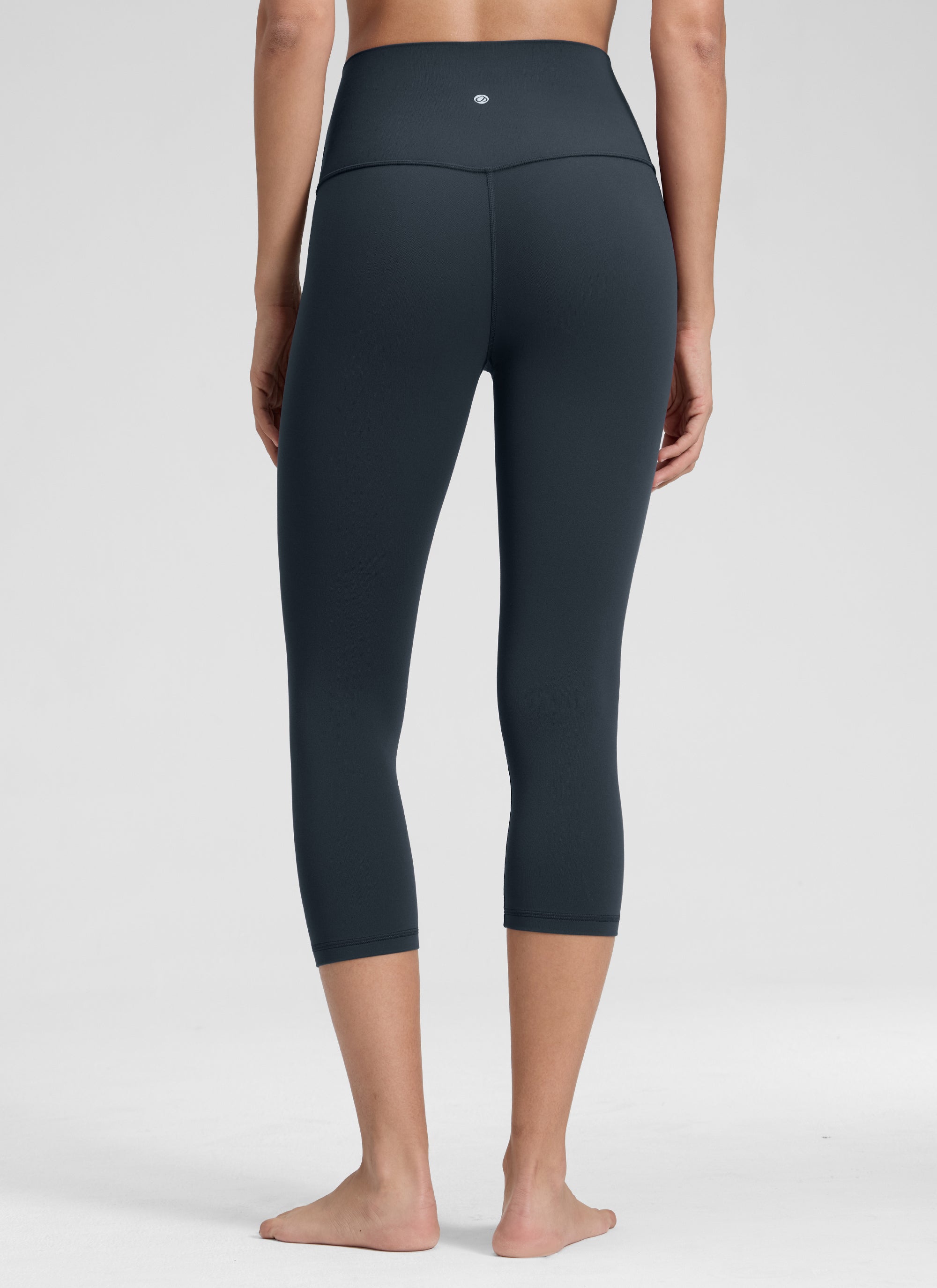 CRZ YOGA Women's Yoga Lounge High Rise Butterluxe Yoga Leggings 19'' True Navy
