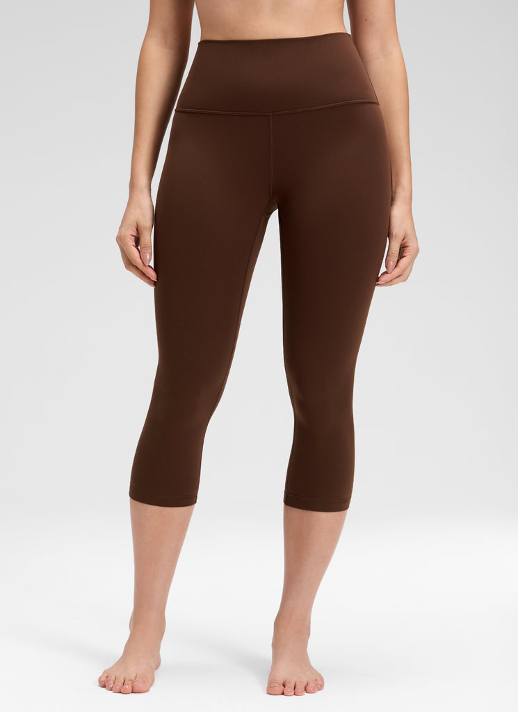 CRZ YOGA Women's Yoga Lounge High Rise Butterluxe Yoga Leggings 19'' Crater Green