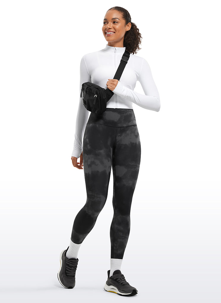 CRZ YOGA Women's Yoga Lounge High Rise Butterluxe Yoga Leggings 28'' Hot Fudge Brown