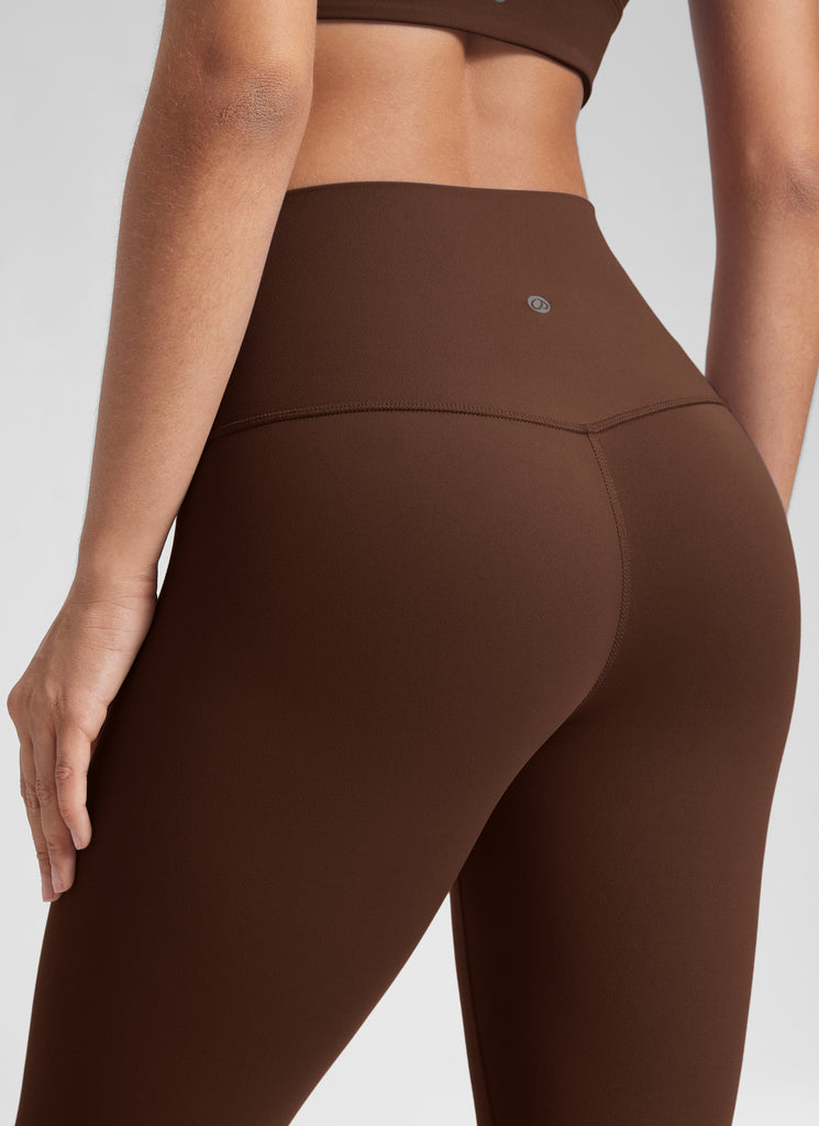 CRZ YOGA Women's Yoga Lounge High Rise Butterluxe Yoga Leggings 28'' Lava Brown