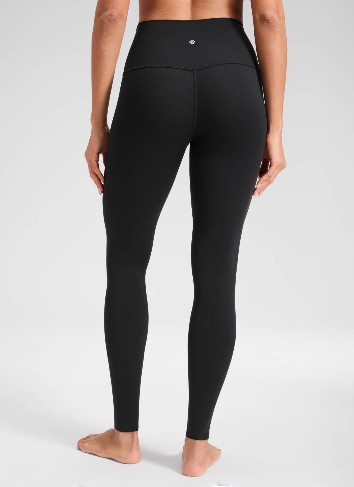 CRZ YOGA Women's Yoga Lounge High Rise Butterluxe Yoga Leggings 30'' Black @model_info:Dany
