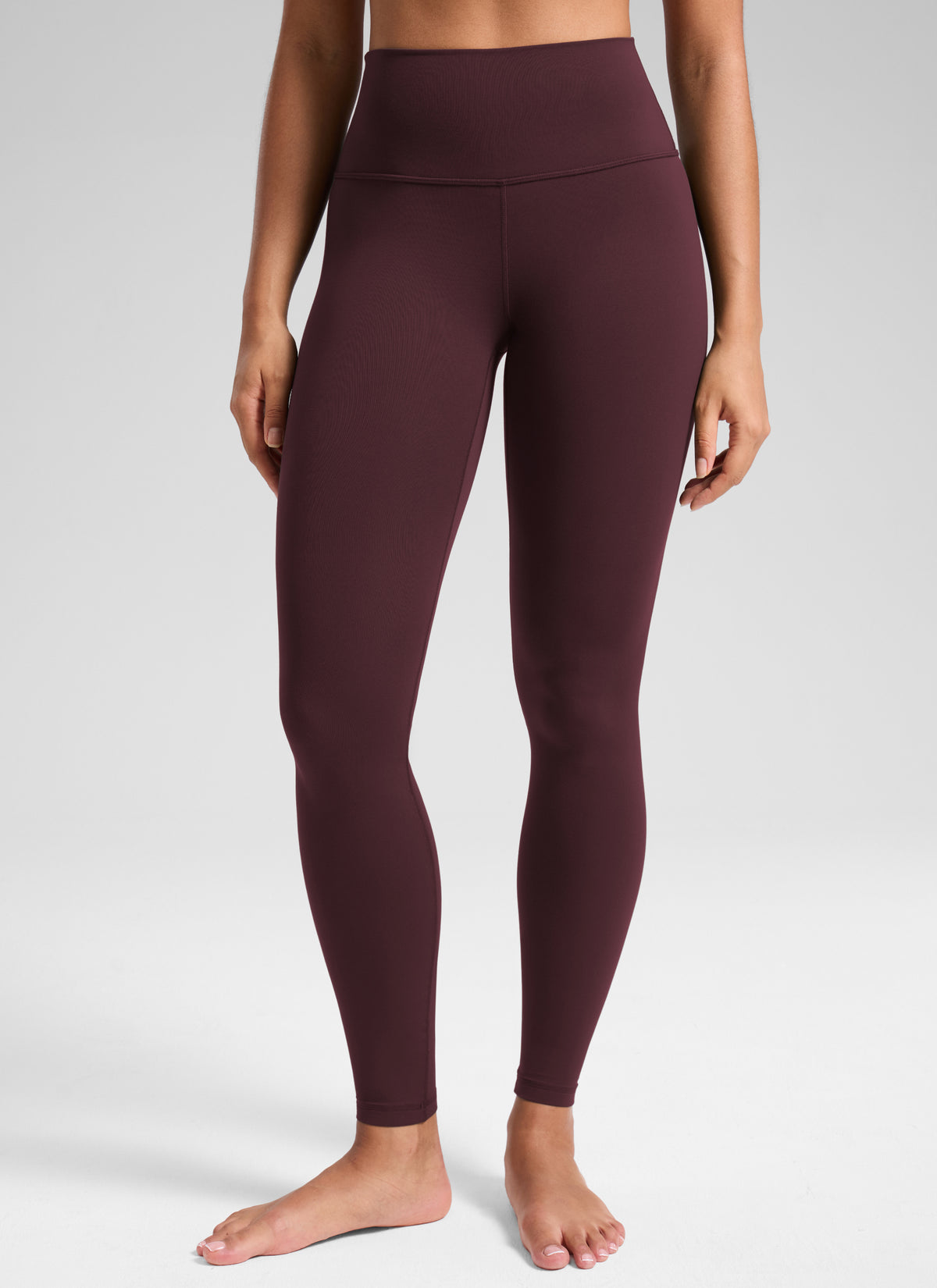 CRZ YOGA Women's Yoga Lounge High Rise Butterluxe Yoga Leggings 30'' Ripe Plum @model_info:F
