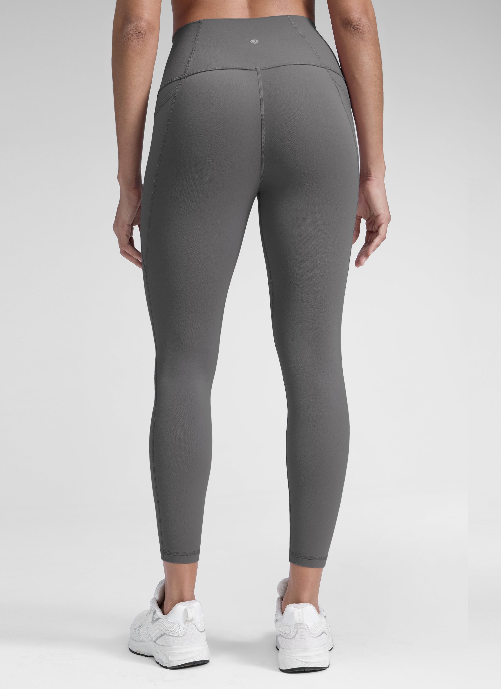 CRZ YOGA Women's Yoga Lounge High Rise Butterluxe Pocket Leggings 25'' Ripe Plum