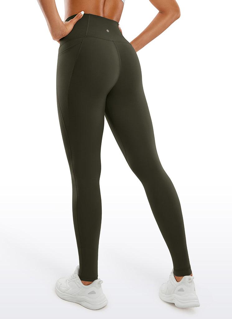 CRZ YOGA Womens Butterluxe Pockets Workout Leggings 30" True Navy