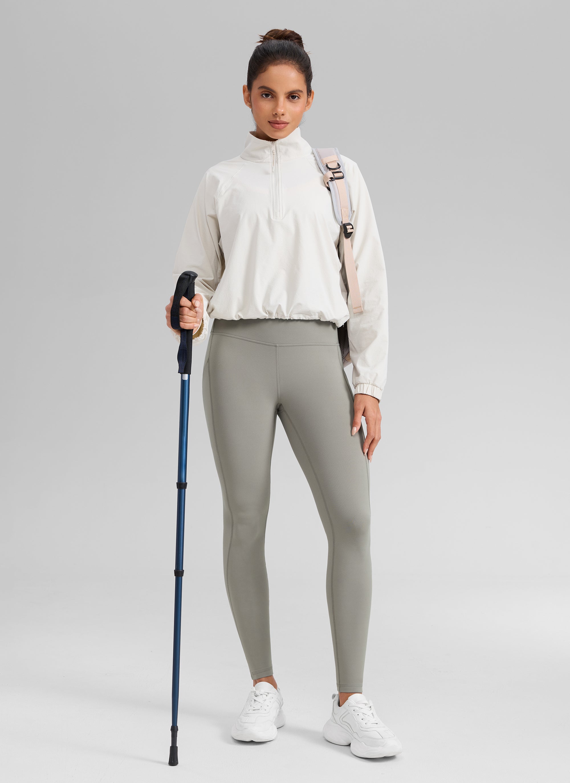 CRZ YOGA Women's Water-resistant Fleece Lined Pocket Leggings 28