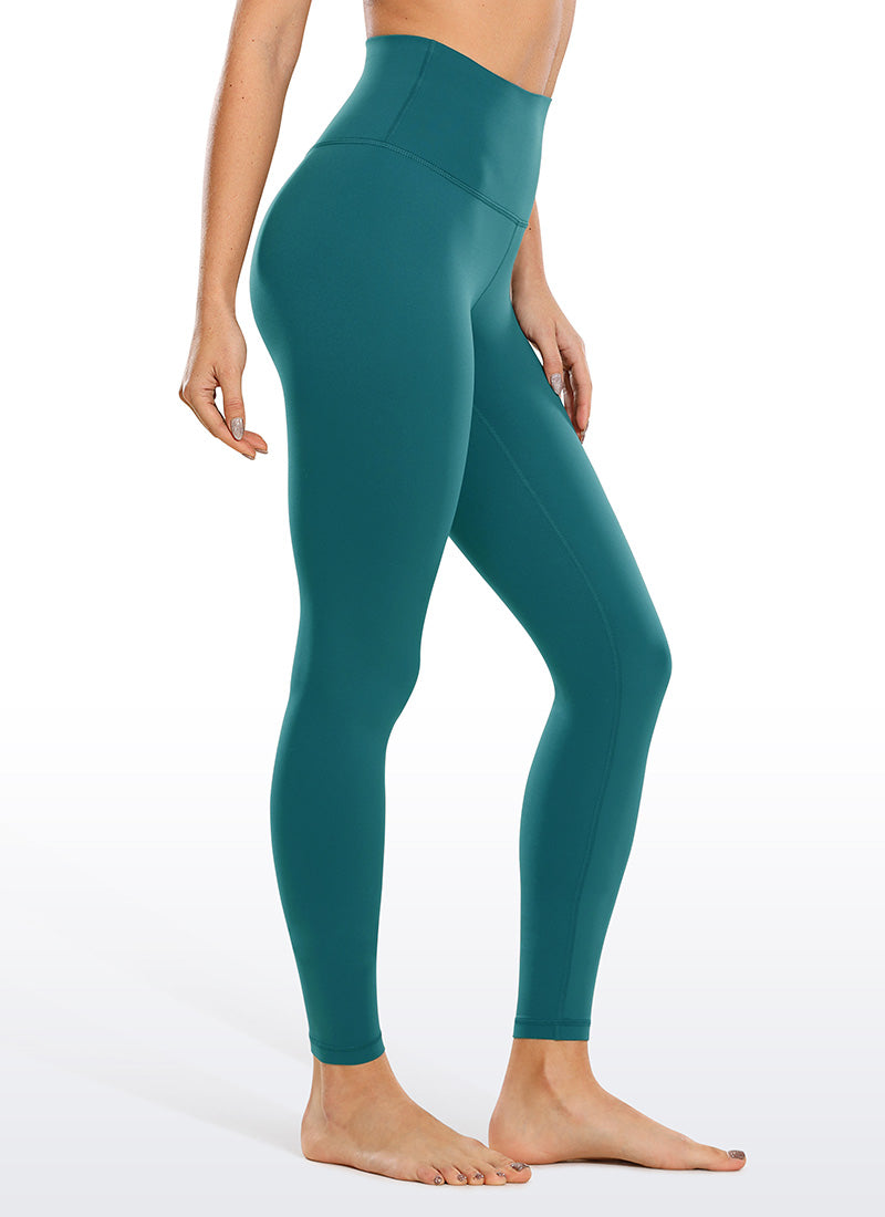 CRZ YOGA Women's Yoga High Rise Air Feeling Yoga Leggings 28'' Green Jade