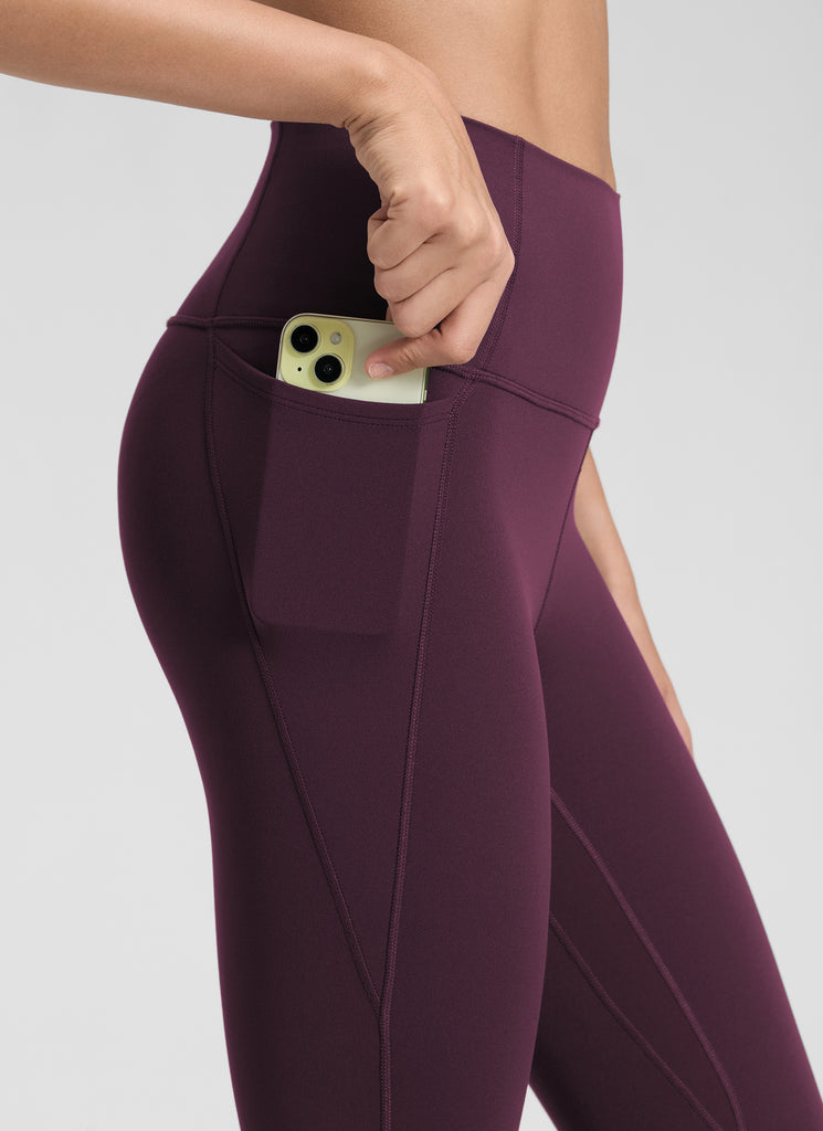 CRZ YOGA Women's Yoga High Rise Butterluxe Capri with Pockets 21'' Black