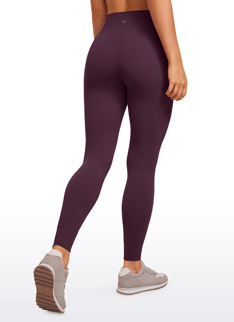 CRZ YOGA Womens Butterluxe High Waisted Joggers 27" with Pockets French Navy