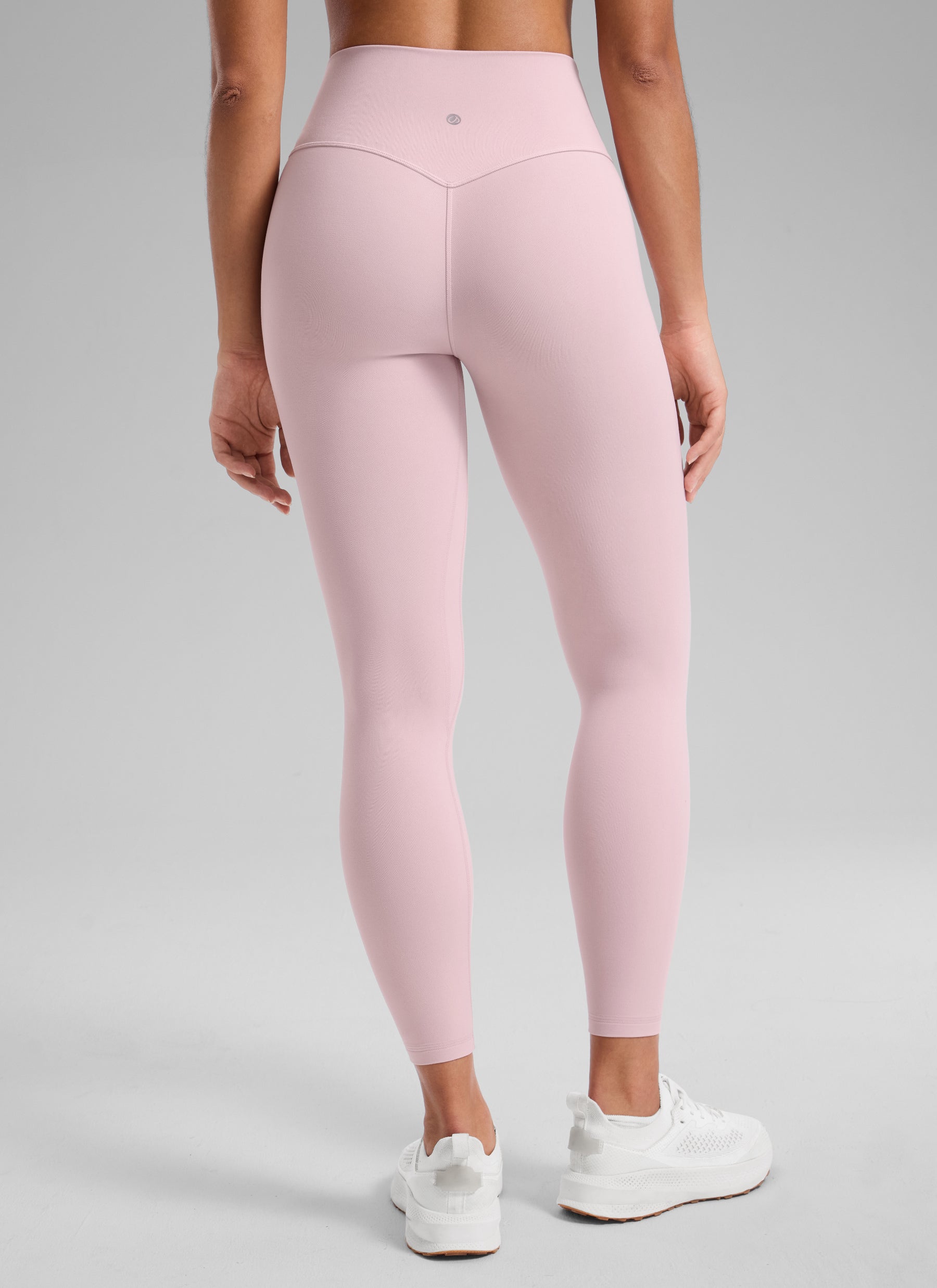 CRZ YOGA Women's Workout High Rise Butterlift Yoga Leggings 25'' Pink Haze @model_info:F