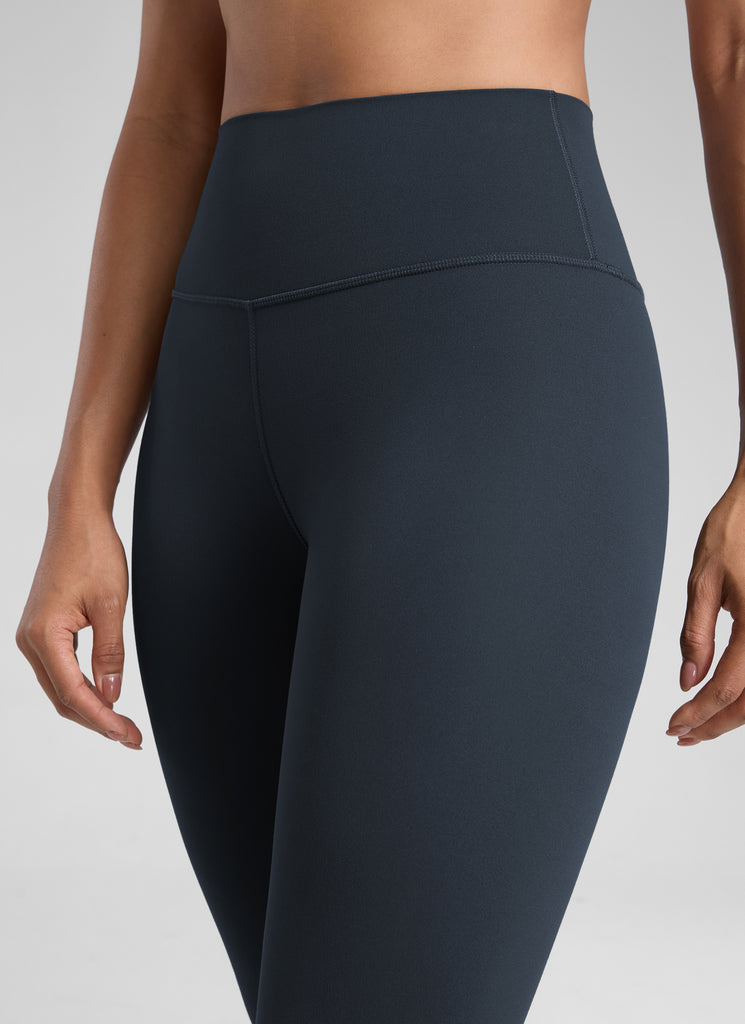 CRZ YOGA Women's High Waisted Capris Workout Leggings 23" True Navy