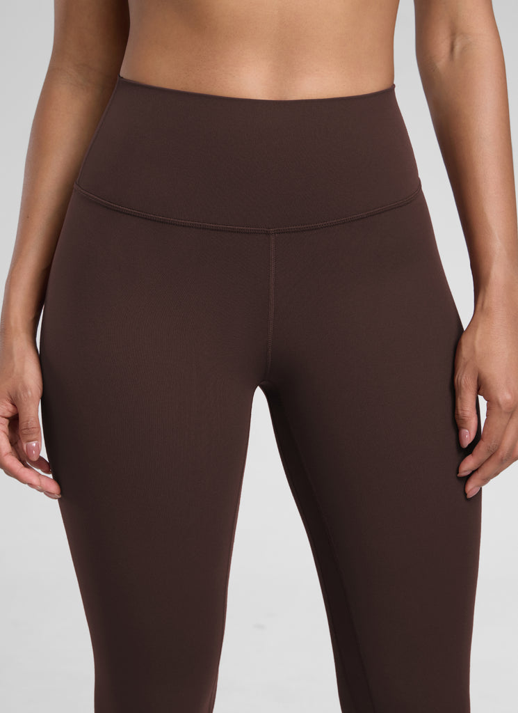CRZ YOGA Women's High Waisted Capris Workout Leggings 23" Mysterious Grey