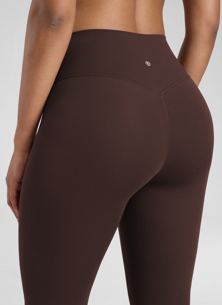CRZ YOGA Women's High Waisted Capris Workout Leggings 23" Mysterious Grey