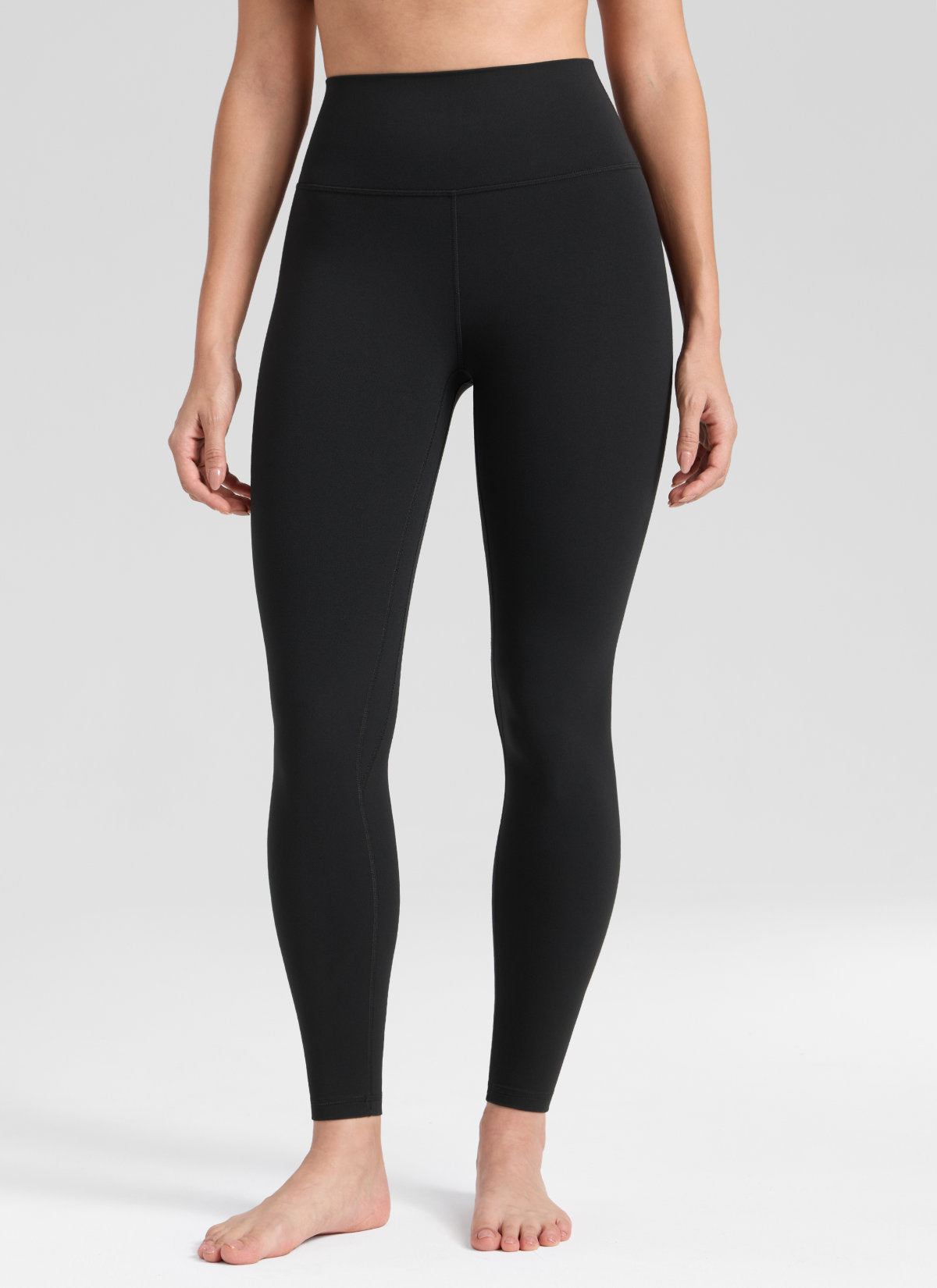 CRZ YOGA Women's Workout High Rise Butterlift Yoga Leggings 28'' Black