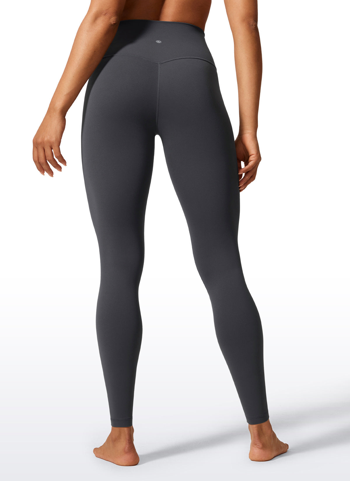 CRZ YOGA Women's Workout High Rise Butterlift Yoga Leggings 28'' Mysterious Grey
