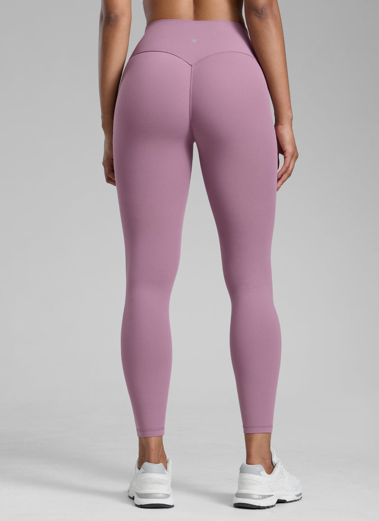 CRZ YOGA Women Butterlift High Rise Scrunch Butt Legging No Front Seam Light Lavender