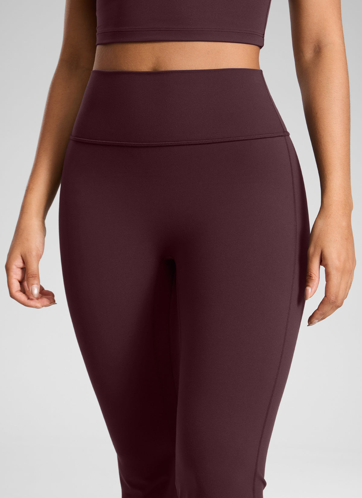 CRZ YOGA Women's Butterlift Hidden Scrunch Butt Flare Leggings 31