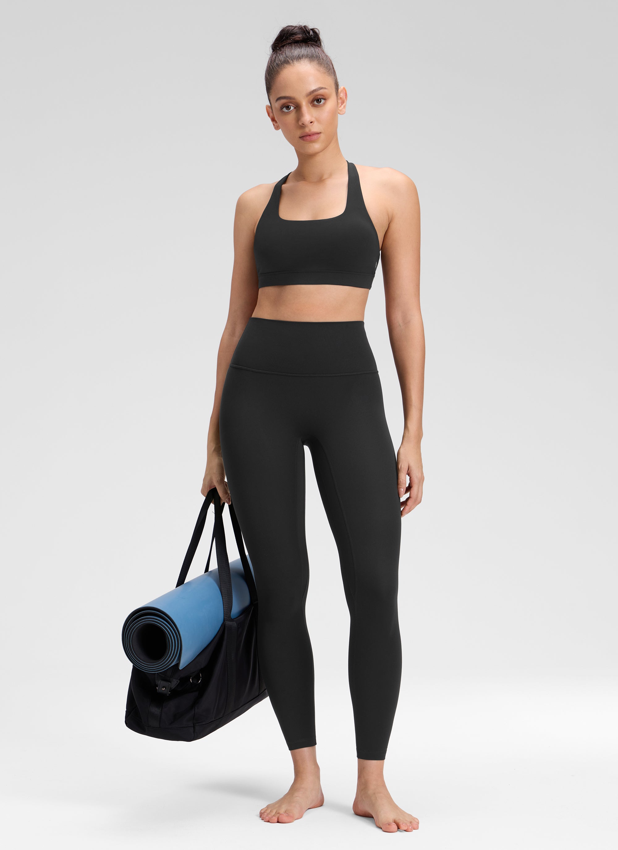 CRZ YOGA Women's Butterluxe Yoga High Rise No Front Seam Legging 25'' Aurora Red