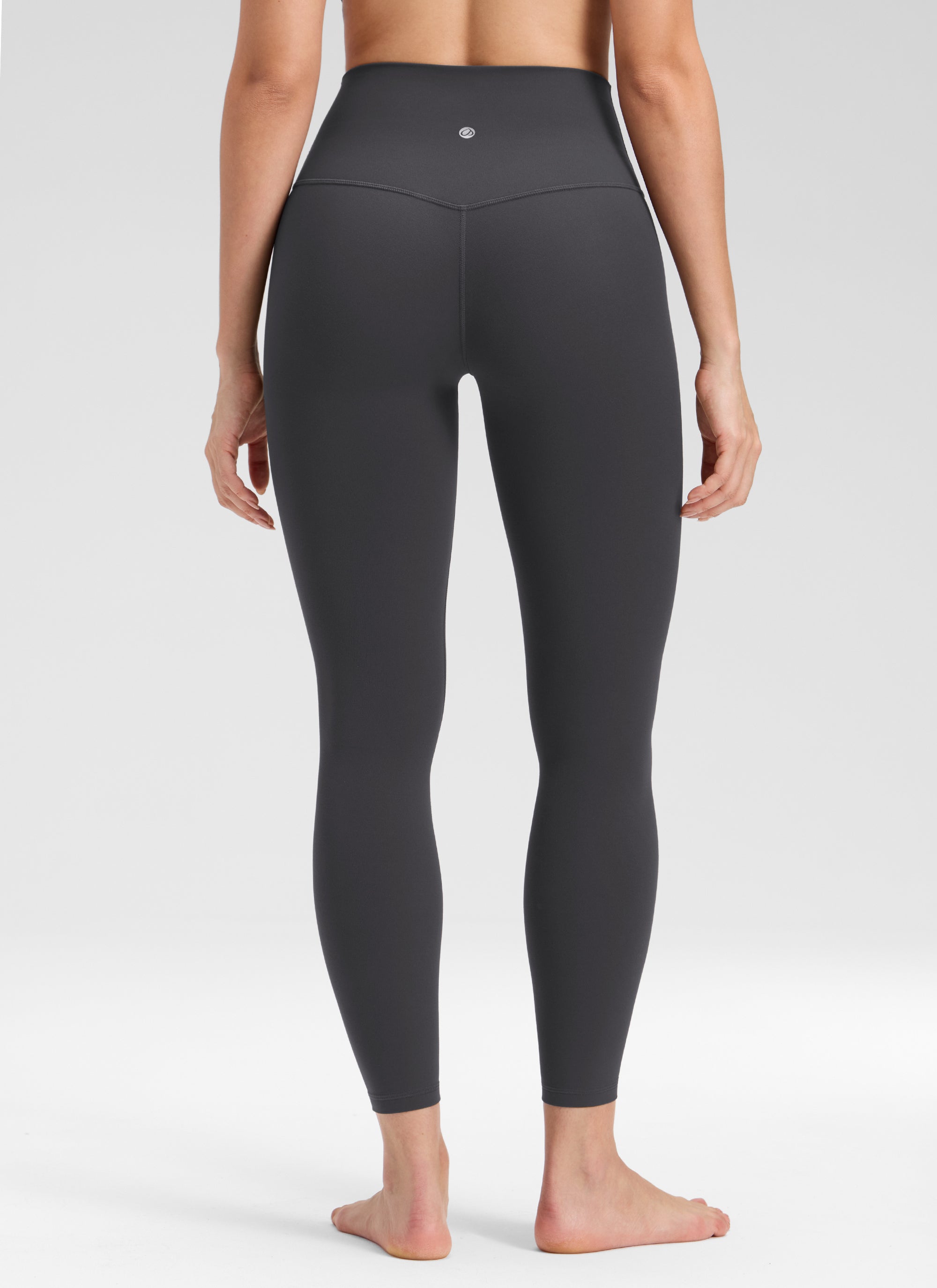 CRZ YOGA Women's Butterluxe Yoga High Rise No Front Seam Legging 25'' True Navy