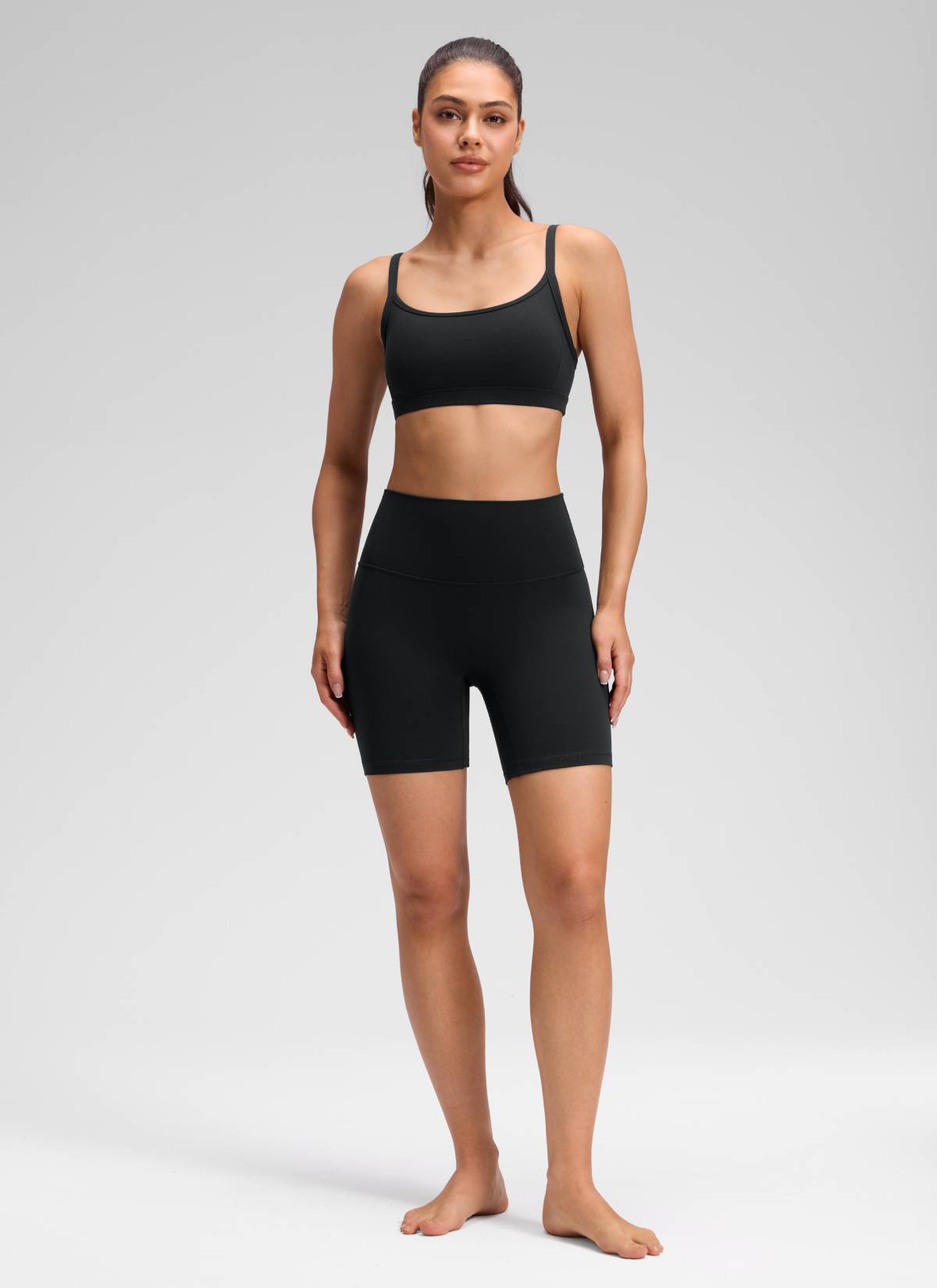CRZ YOGA Women's Butterluxe Yoga High Rise No Front Seam Short 6