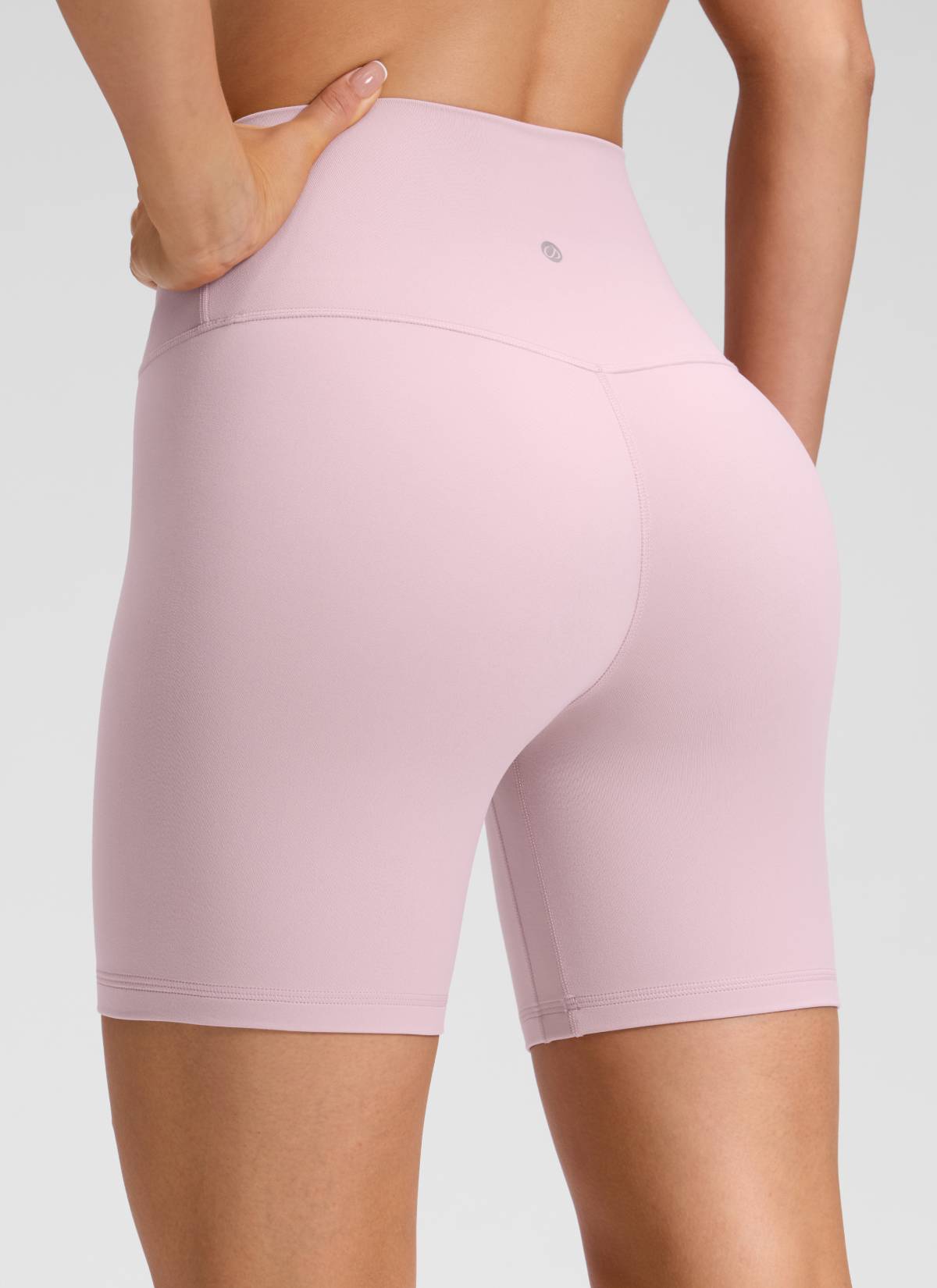 CRZ YOGA Women's Butterluxe Yoga High Rise No Front Seam Short 6