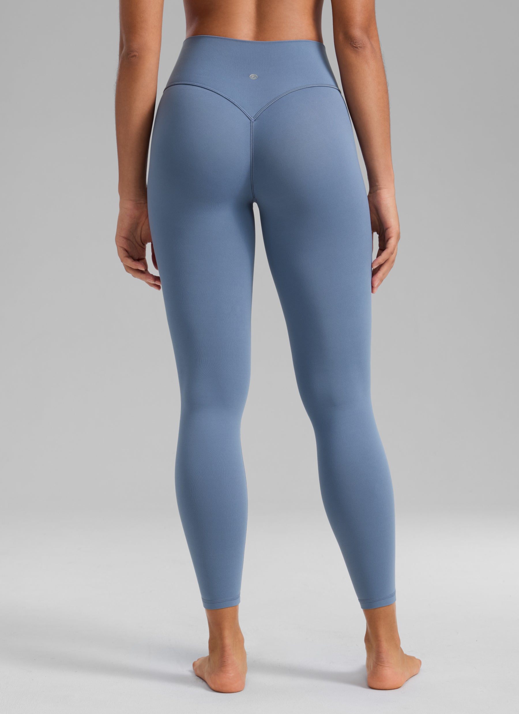 CRZ YOGA Softretch Secretsculpt™ Minor High Rise Front Seam Legging Washed Denim