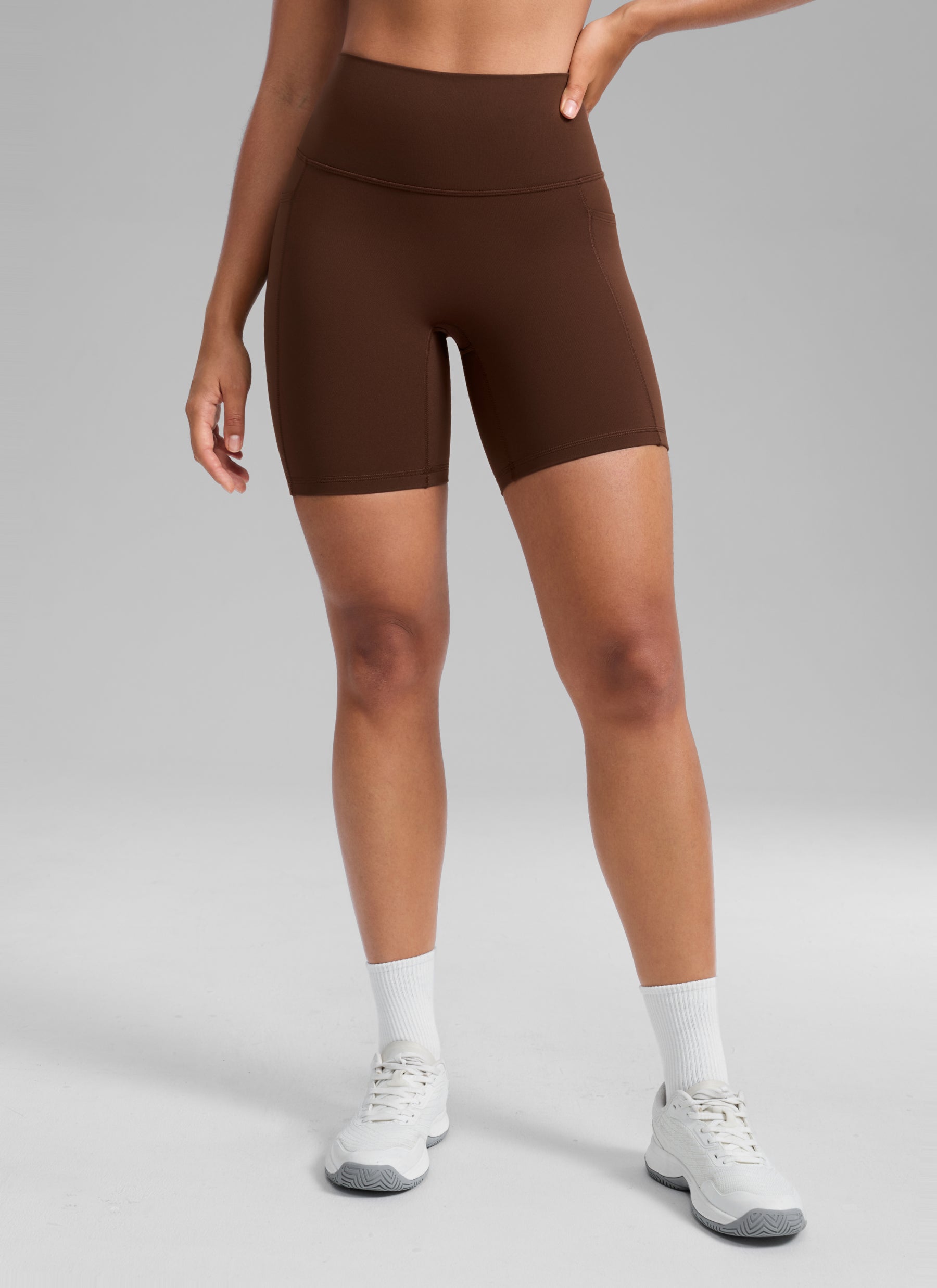 CRZ YOGA Women's SculptAir Yoga High Rise Biker Shorts 6