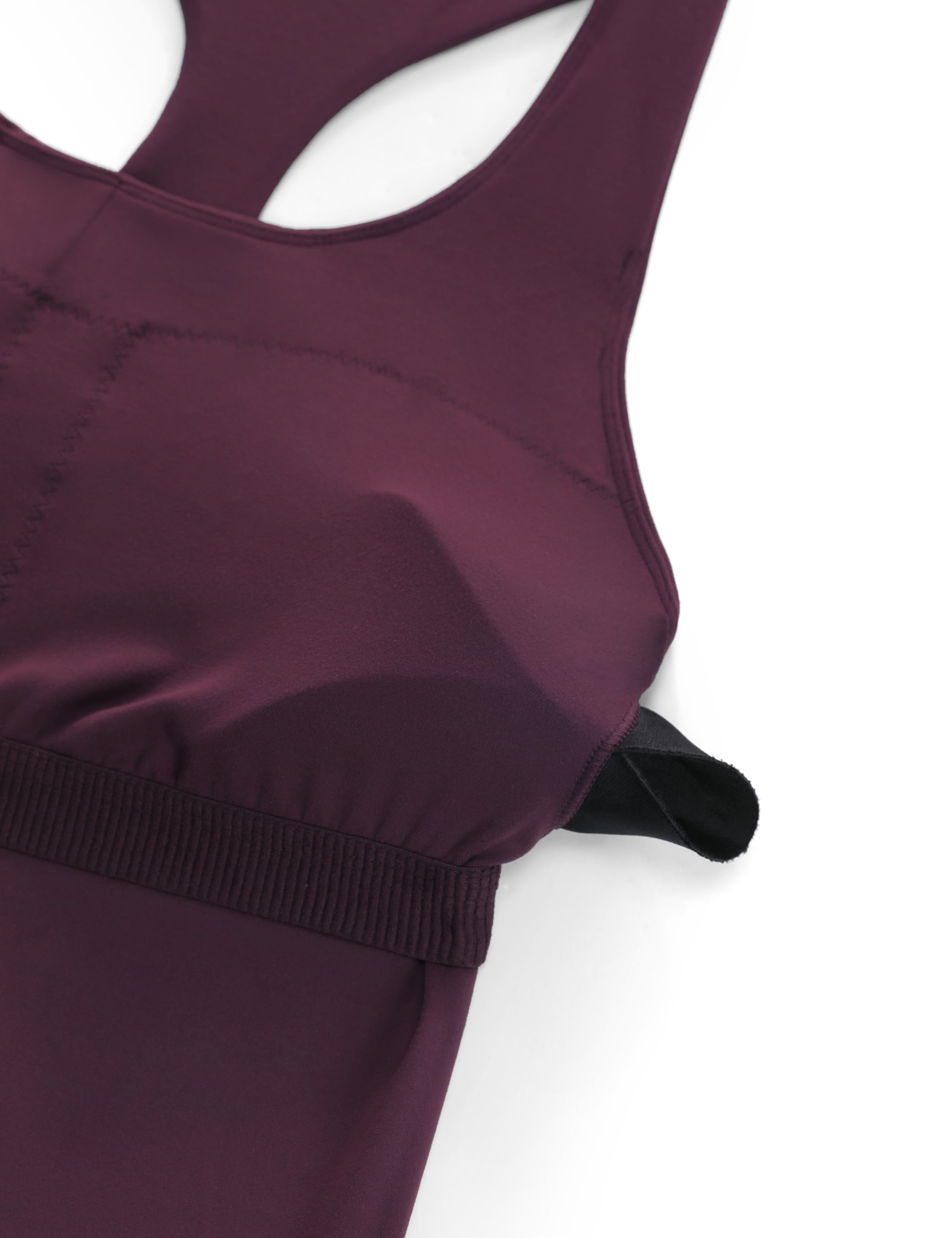 CRZ YOGA Women's Yoga Tight Fit Tops Butterluxe Built-in Bra Tank True Navy