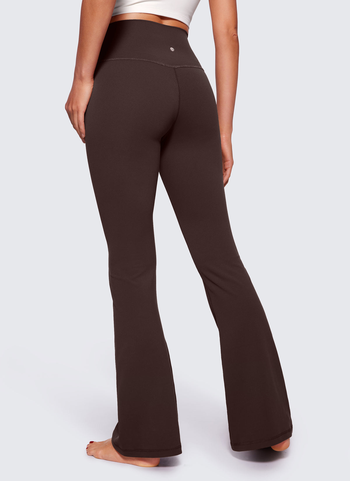 CRZ YOGA Women Butterluxe V Crossover High Waist Flare Leggings 29