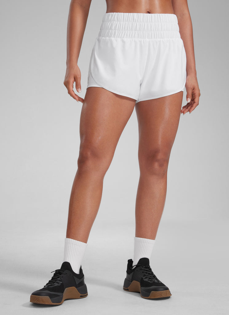 CRZ YOGA Women's Train High-Rise 2 in 1 Shorts with Pocket 3'' Black