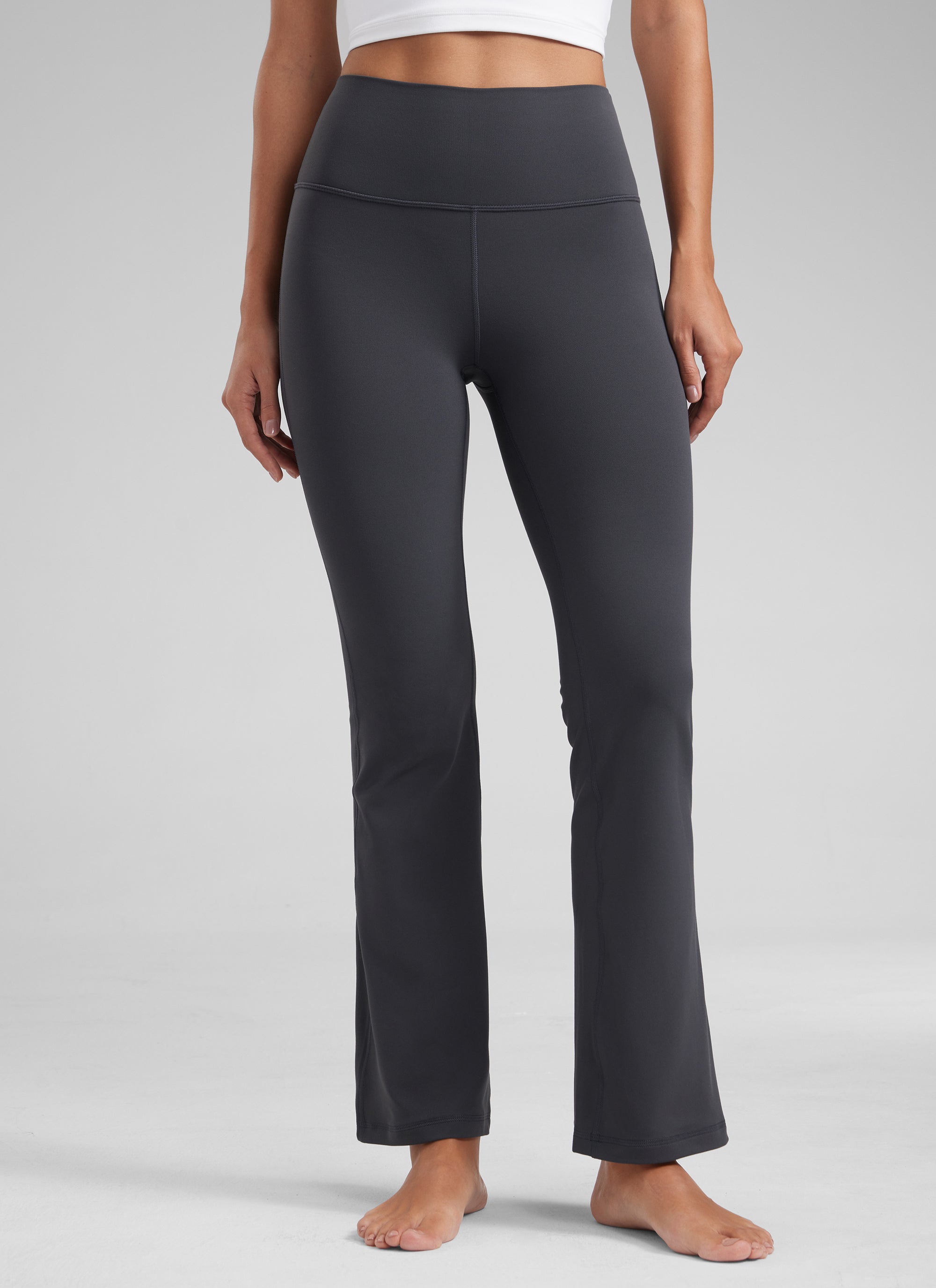 CRZ YOGA Women's Yoga High Waist Butterluxe Flare Pocket Leggings 29