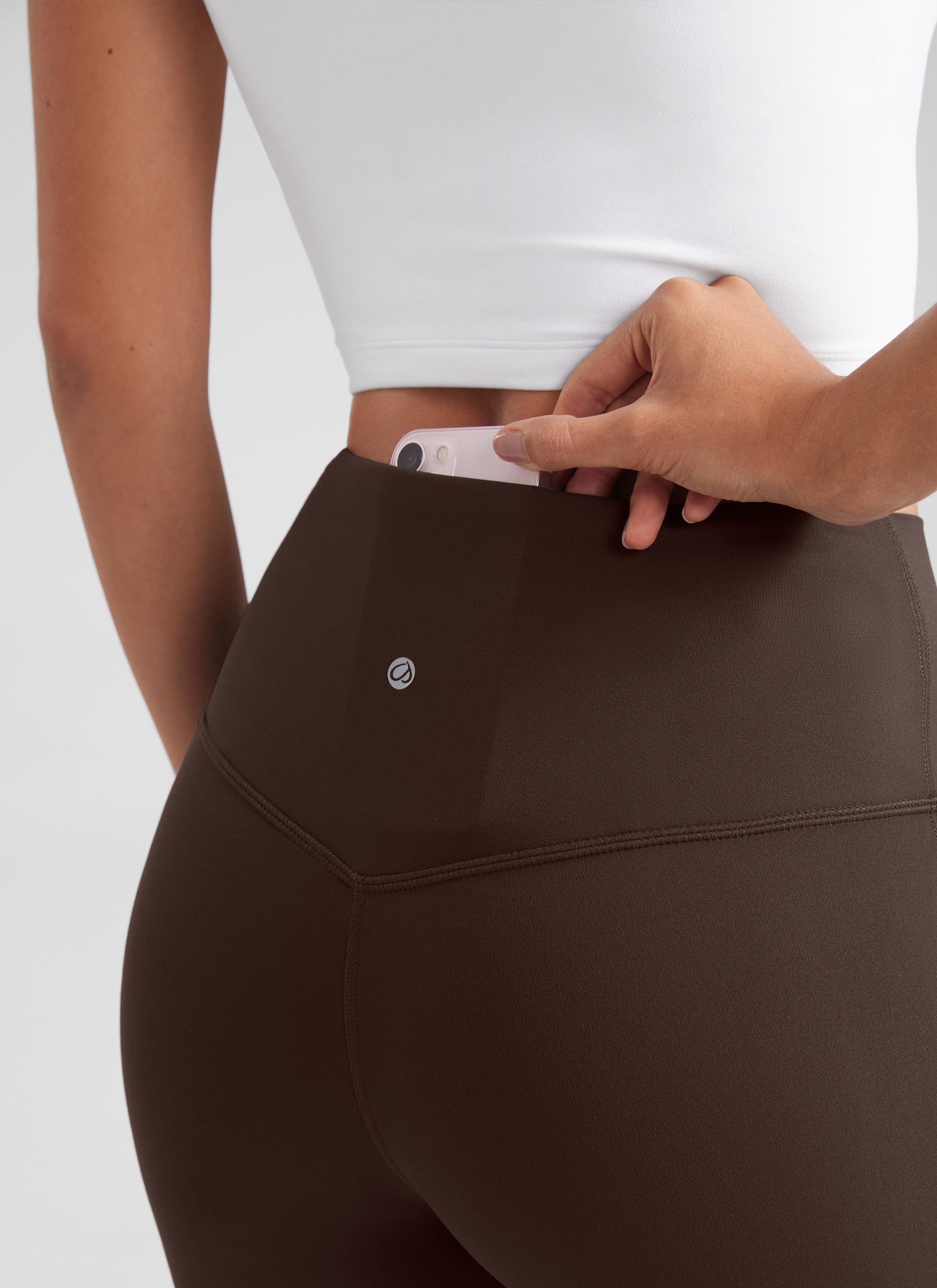 CRZ YOGA Women's Yoga High Waist Butterluxe Flare Pocket Leggings 29