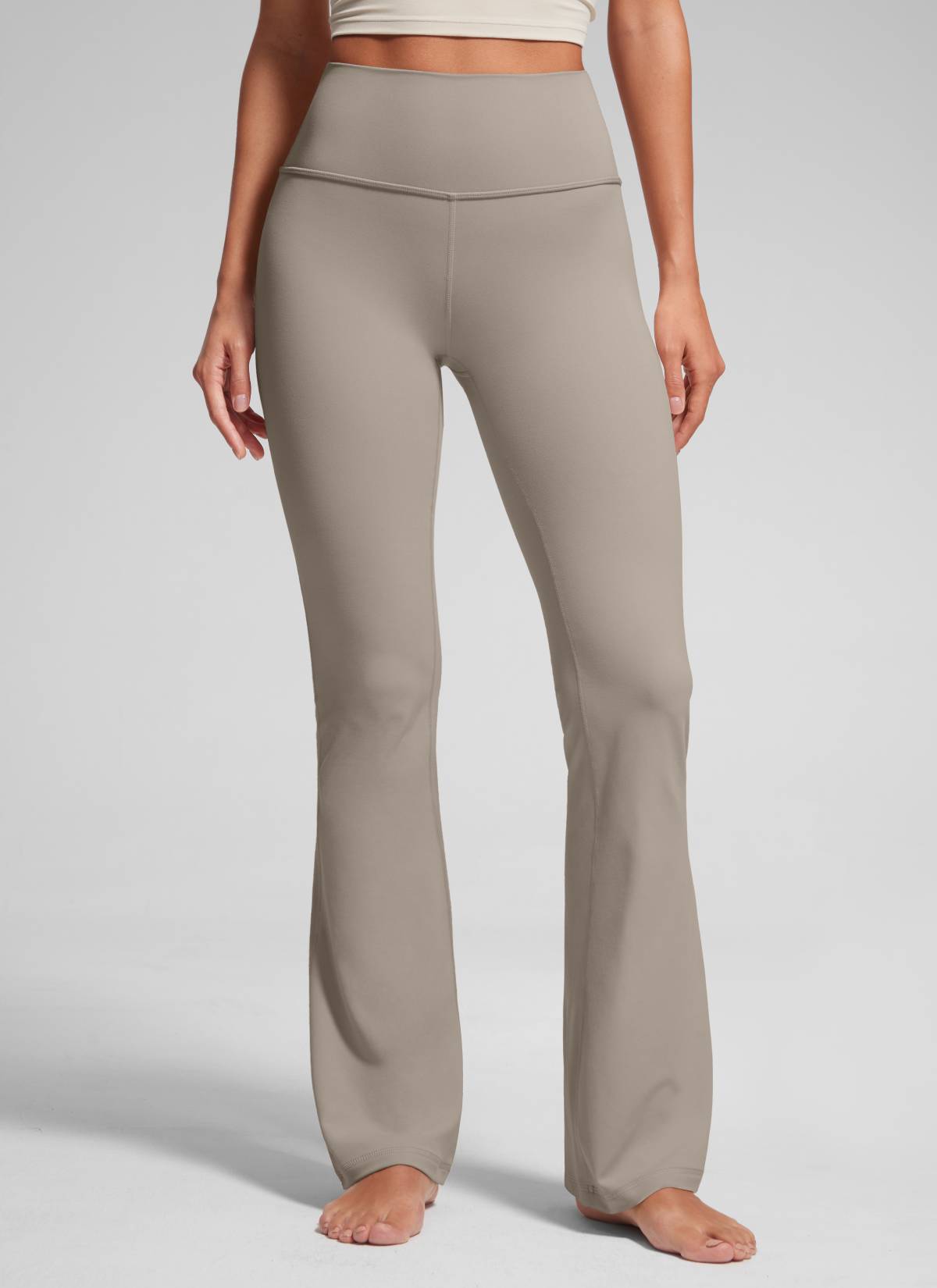 CRZ YOGA Women's Yoga High Waist Butterluxe Flare Pocket Leggings 29