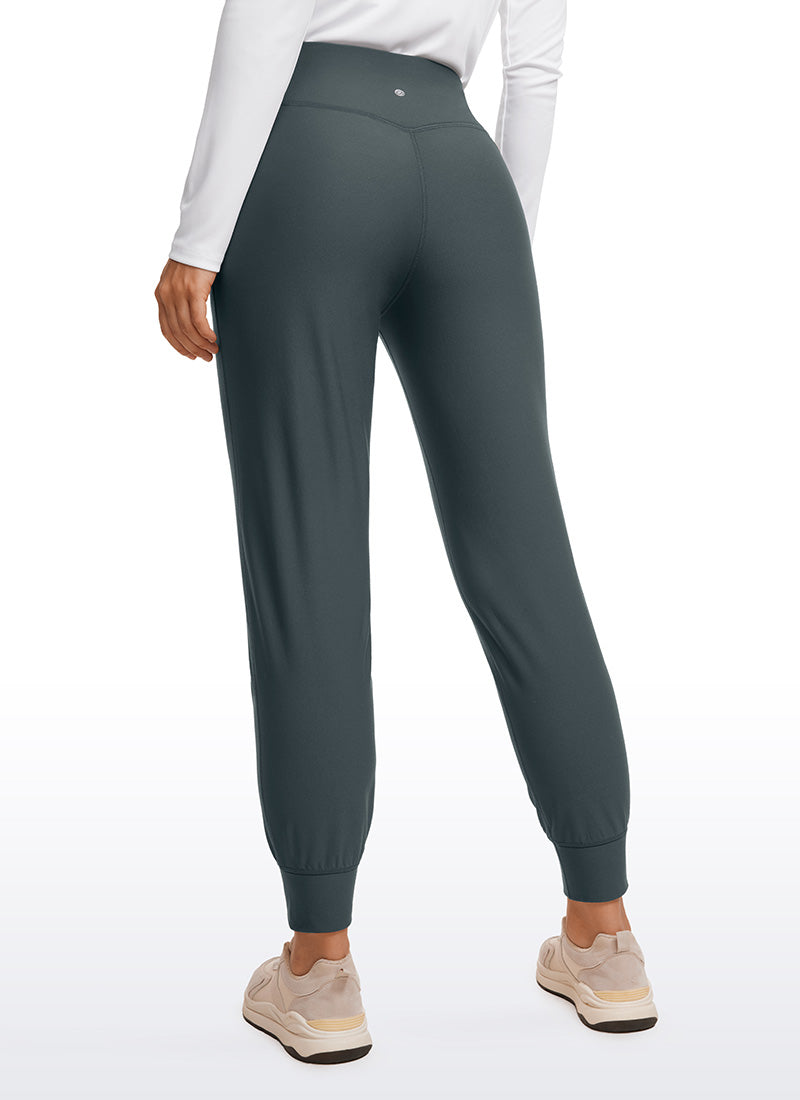 CRZ YOGA Womens Fleece Lined Soft Workout Joggers with Pockets 27.5